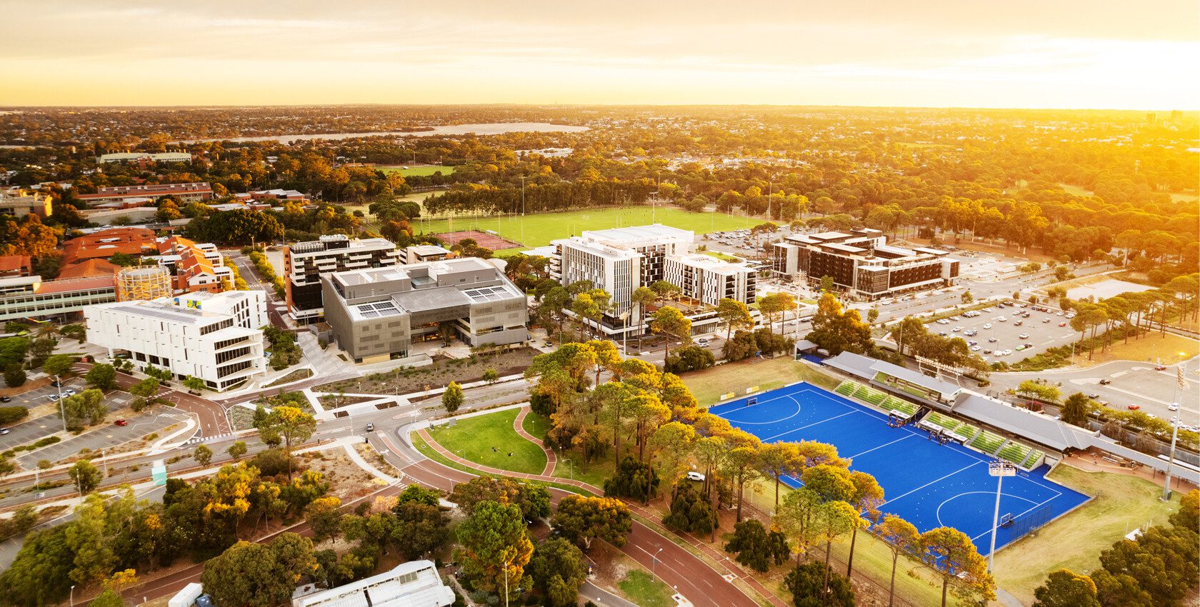 A render of the Curtin Exchange Precinct.