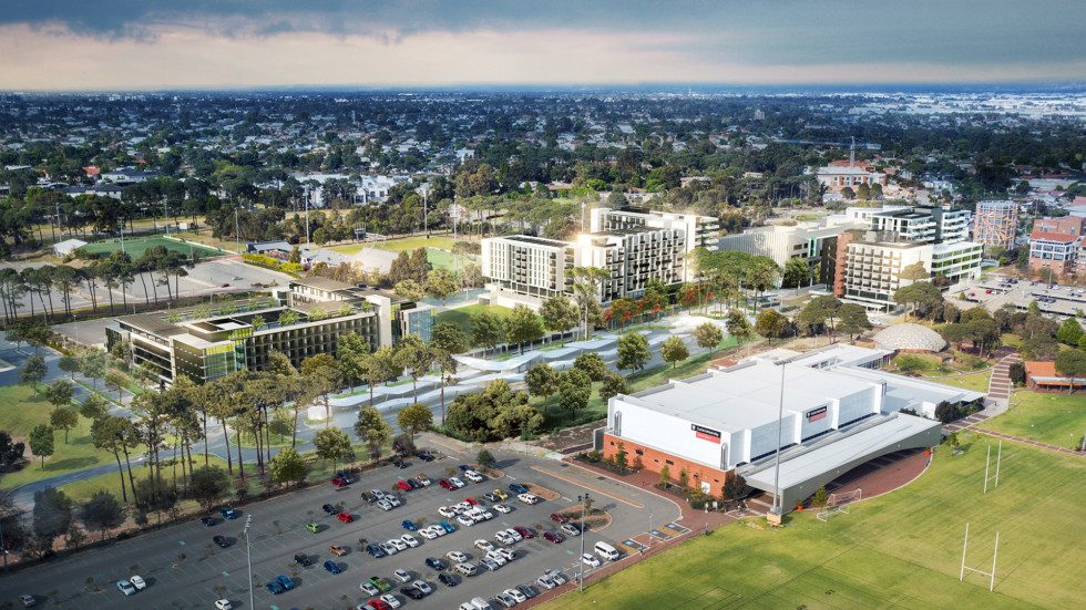 Render of Curtin Exchange Precinct