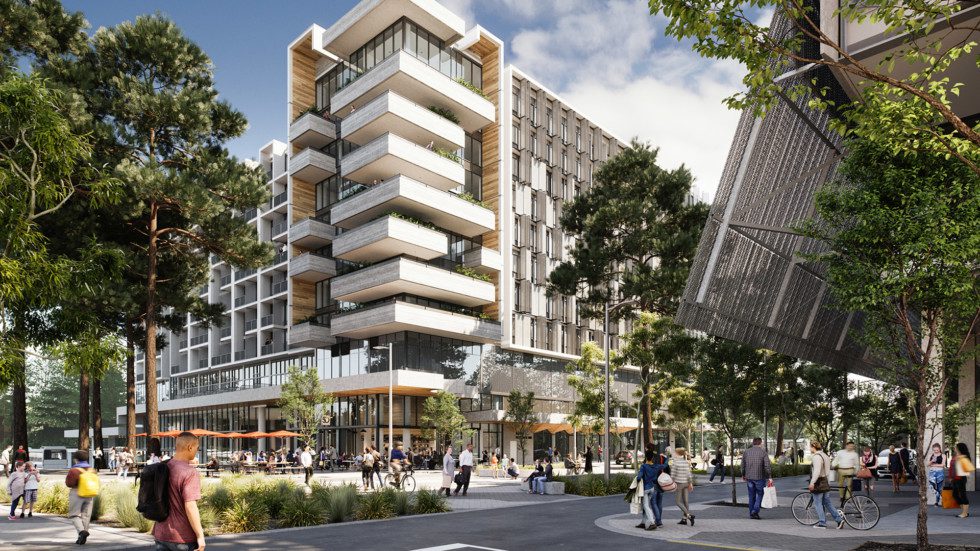A render of Curtin Exchange Precinct.