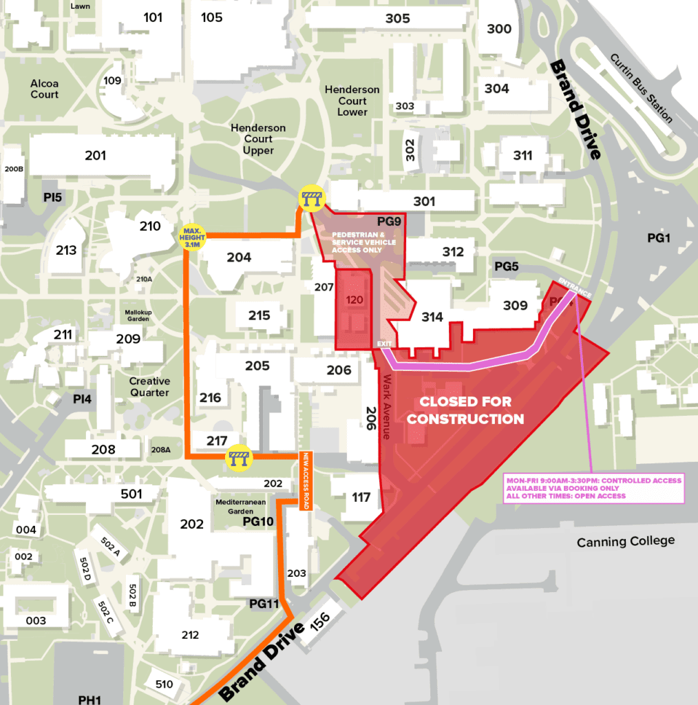 Bentley campus parking: updates and FAQs | Curtin Properties